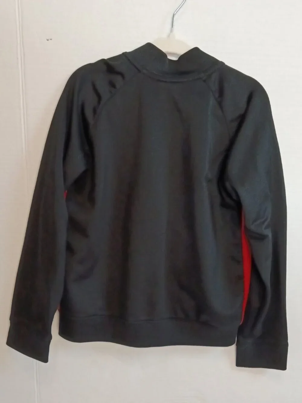Jordan Boys Black Red Full Zip Track Jacket Size 4/5T